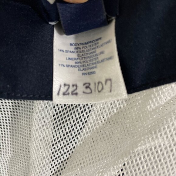 NWOT Lands' End Men's XXL Navy Swim Shorts Elastic Waist Drawstring Mesh Liner - Picture 8 of 9